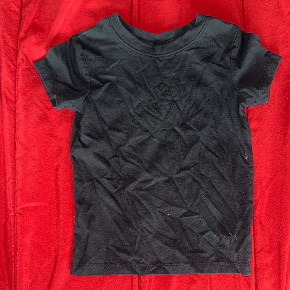 Cat & Jack Black Short Sleeve Tee